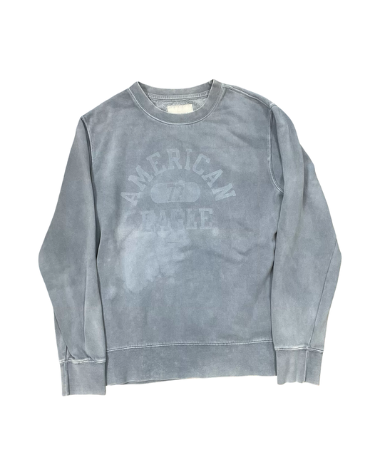 Sweatshirt Collar By American Eagle In Blue, Size:M