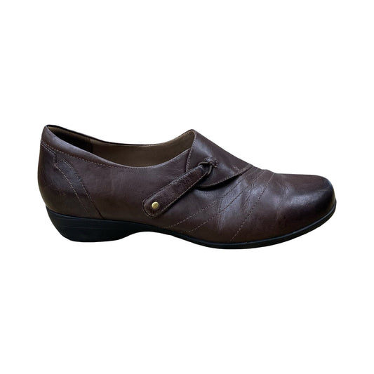 Shoes Heels Block By Dansko In Brown, Size:10