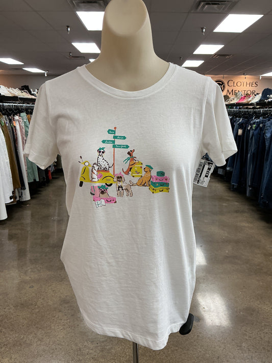 Top Ss By J. Crew In White, Size:Xs