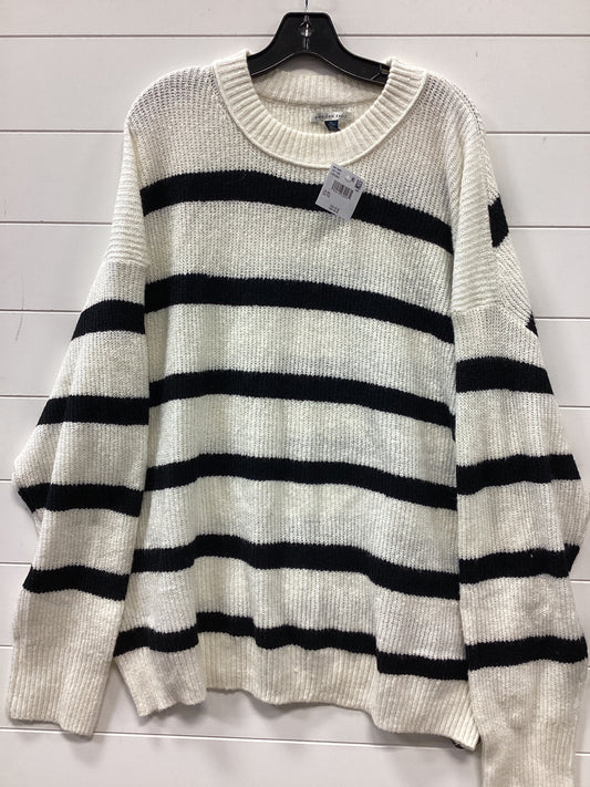 Sweater By American Eagle In White, Size:Xxl