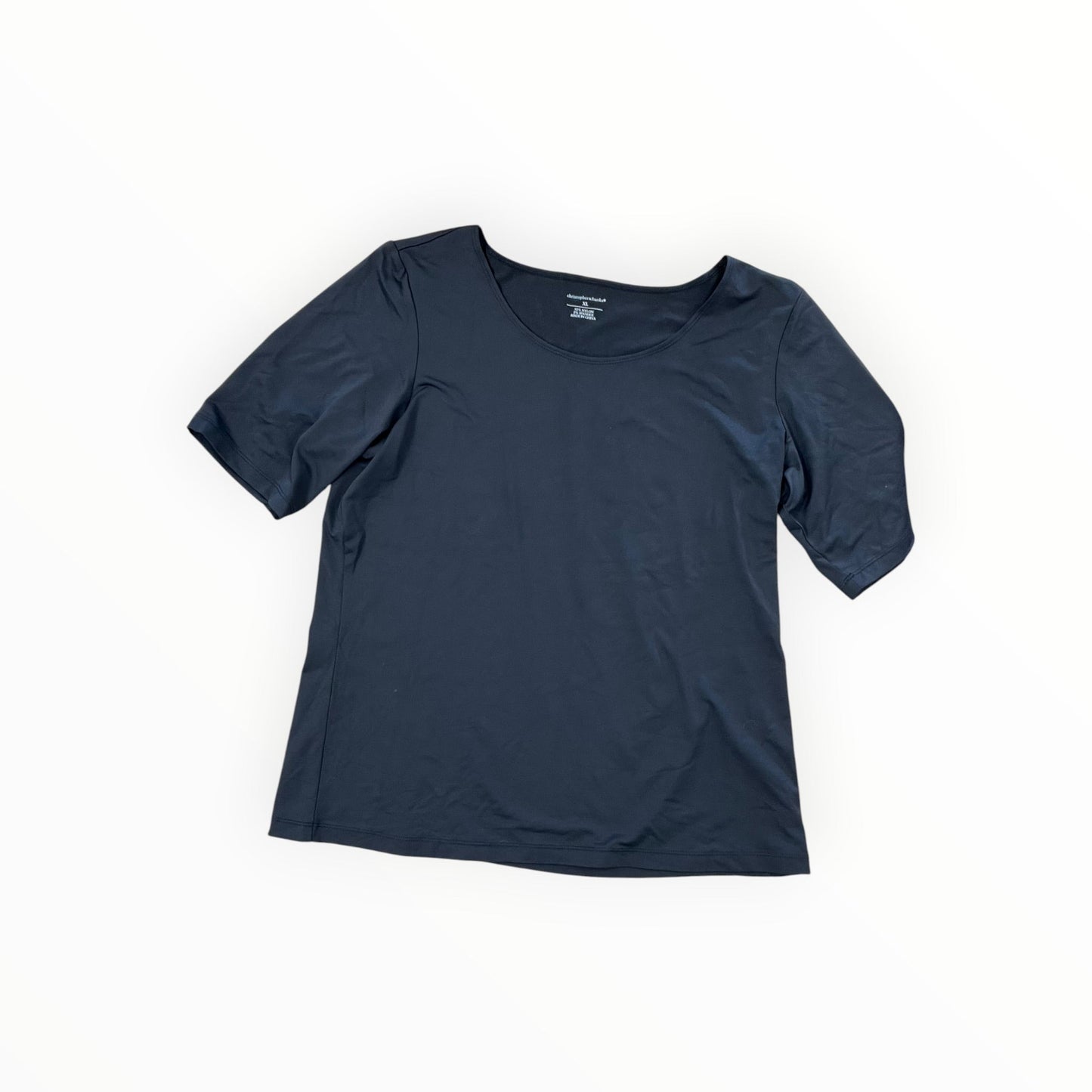 Top Ss Basic By Christopher And Banks In Black, Size:Xl