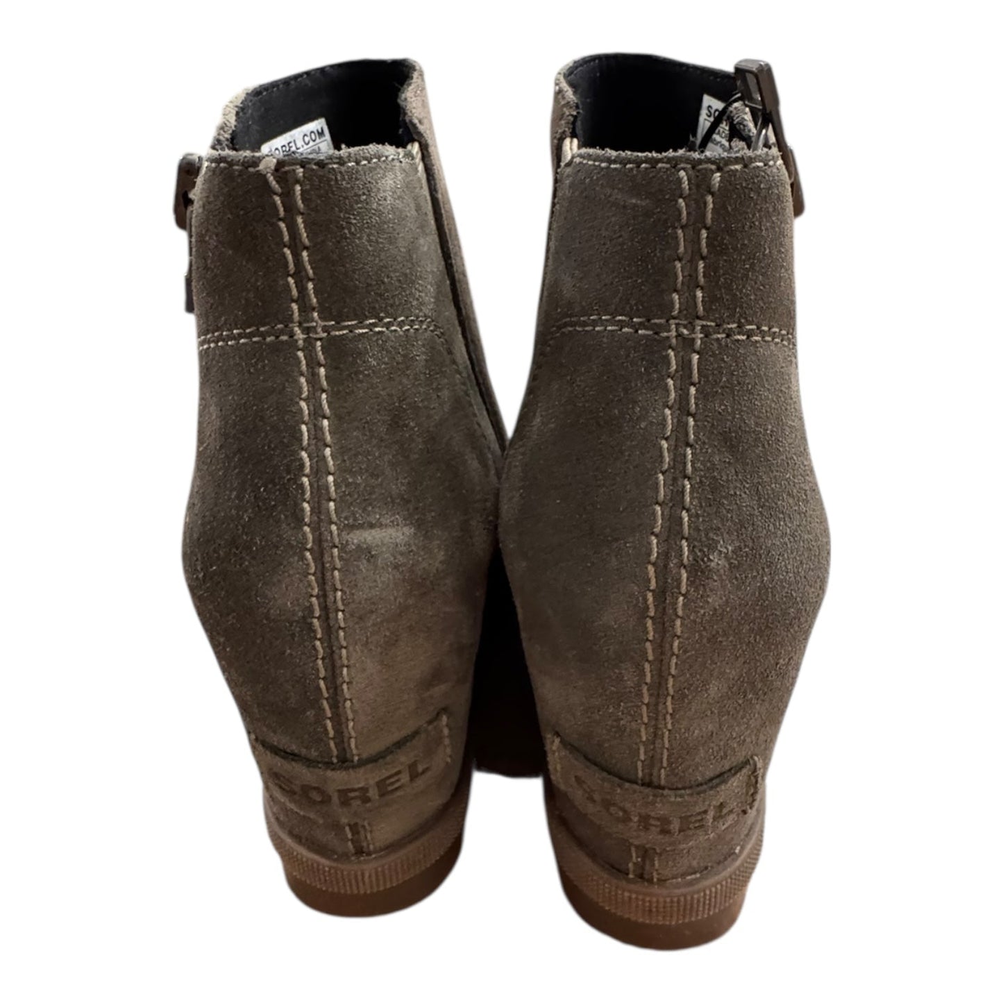 Boots Designer By Sorel In Green, Size:6