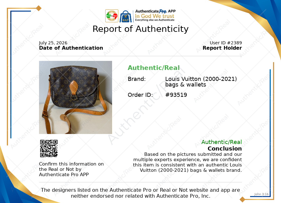 Crossbody Luxury Designer By Louis Vuitton, Size: Medium