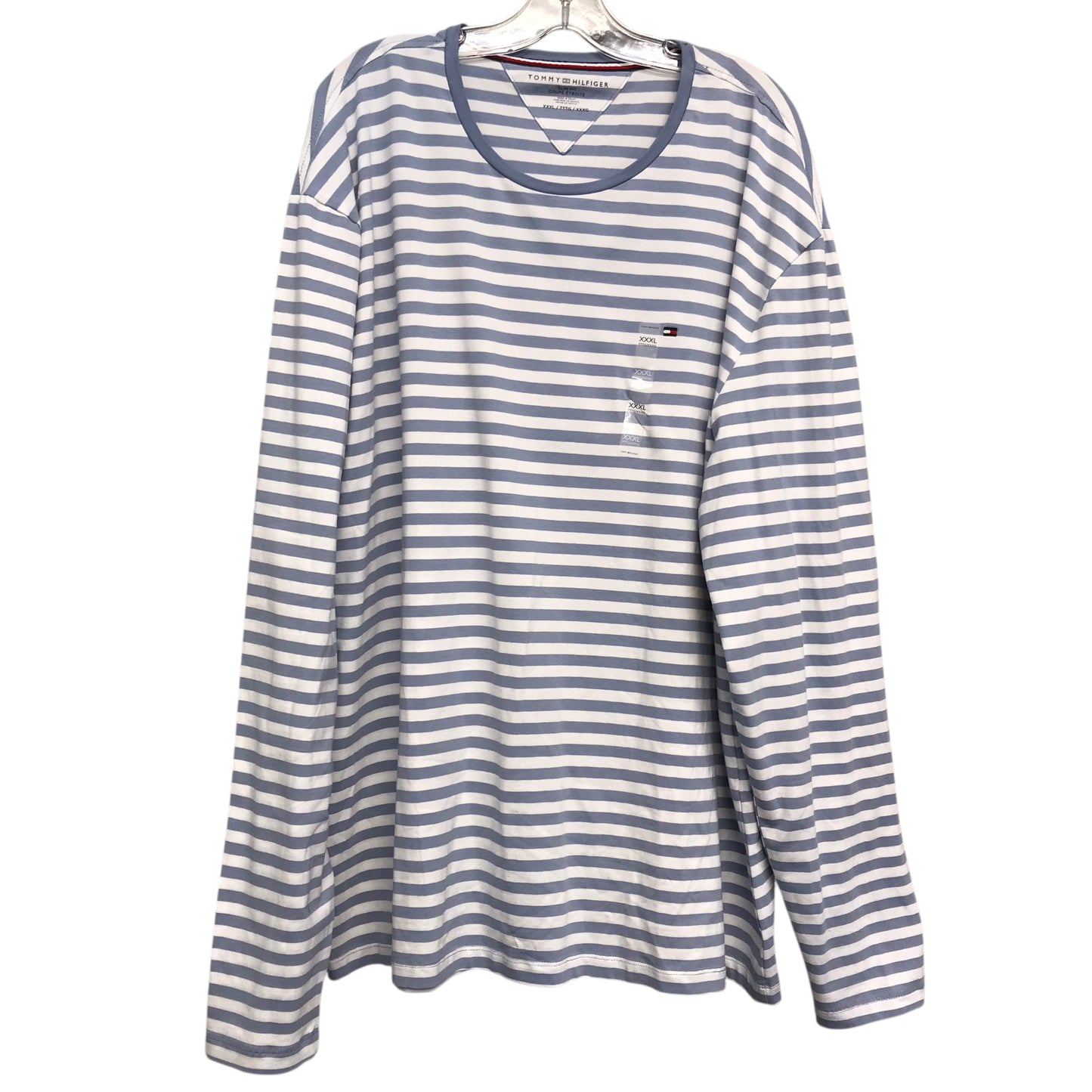 Top Ls By Tommy Hilfiger In Blue & White, Size:3X