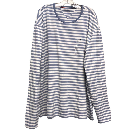Top Ls By Tommy Hilfiger In Blue & White, Size:3X