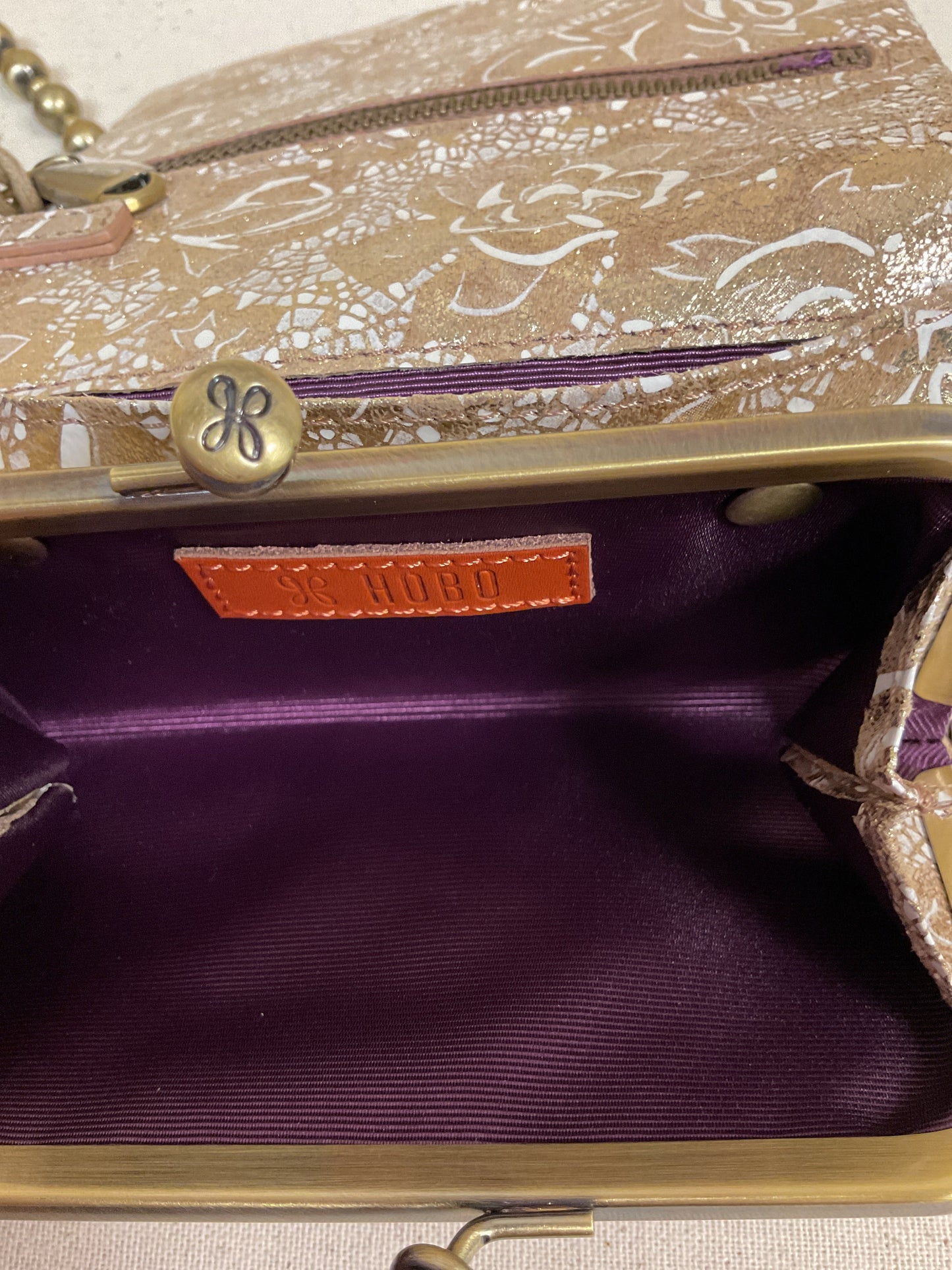 Wallet By Hobo Intl In Gold, Size:Small