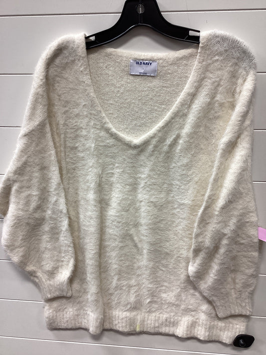 Sweater By Old Navy In Cream, Size:L