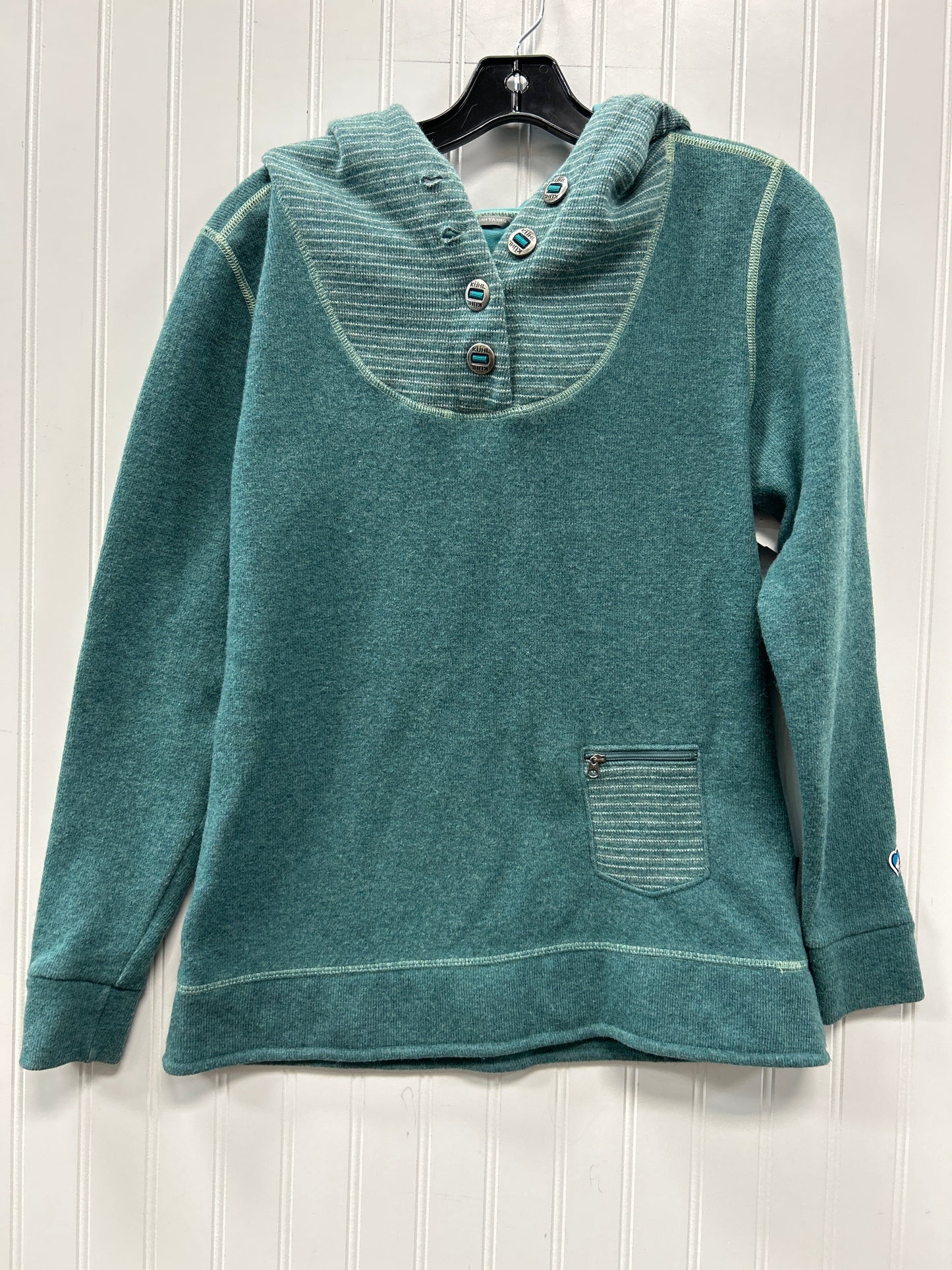 Sweater By Kuhl In Teal, Size:M