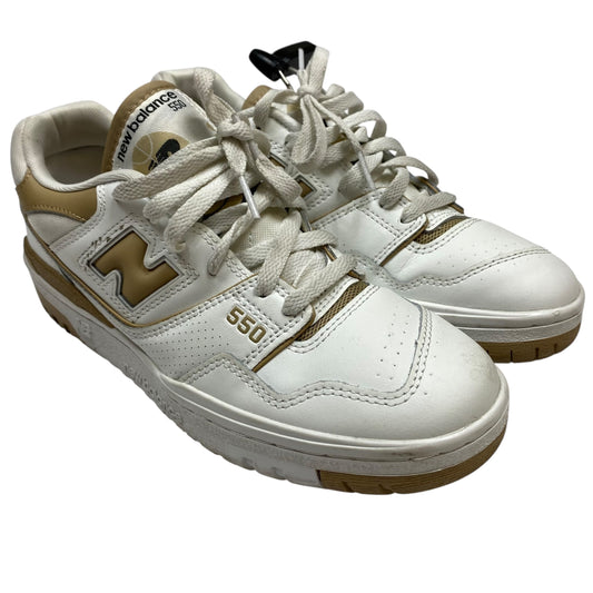 Shoes Sneakers By New Balance In Brown & White, Size:9
