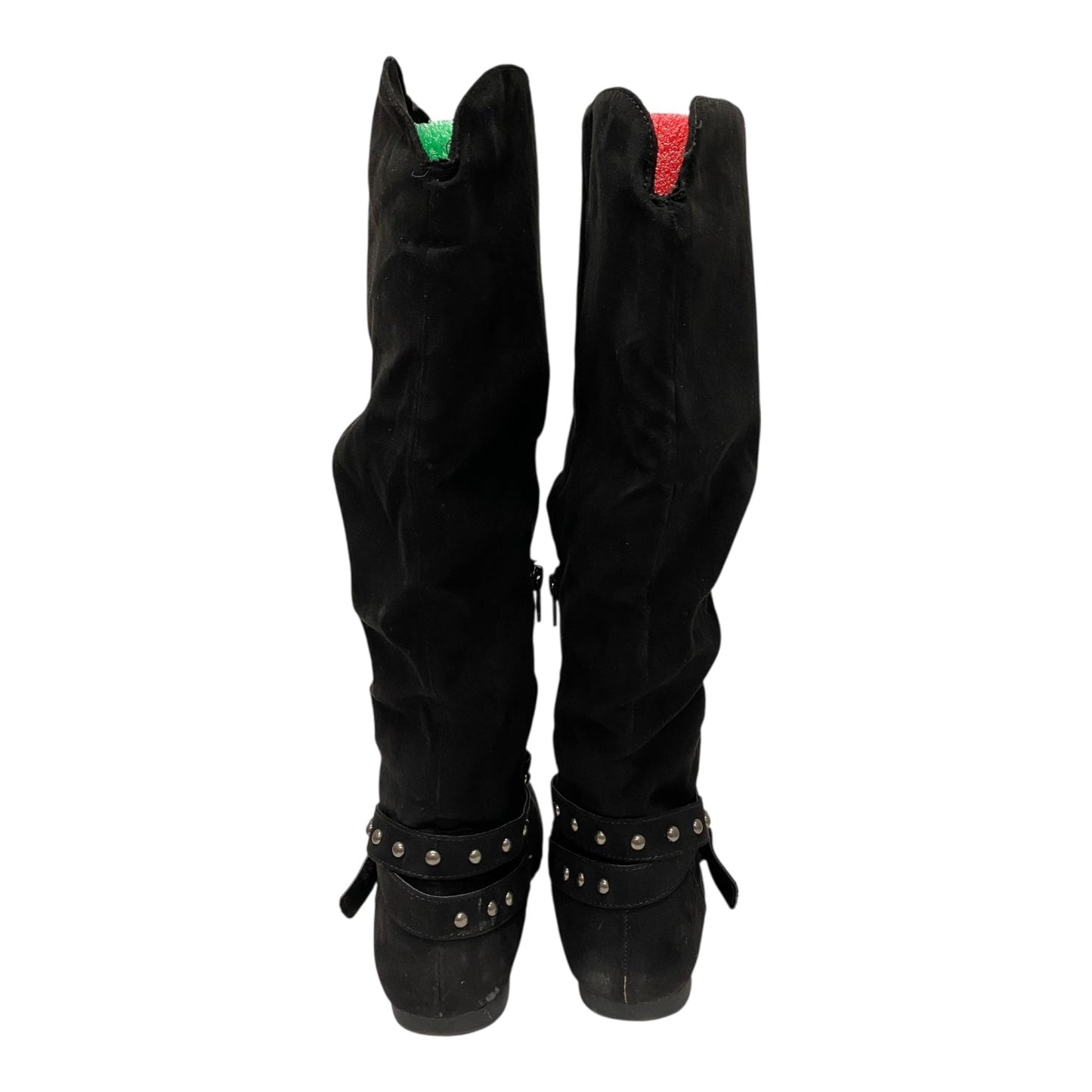 Boots Mid-Calf Flats By So In Black, Size:8.5