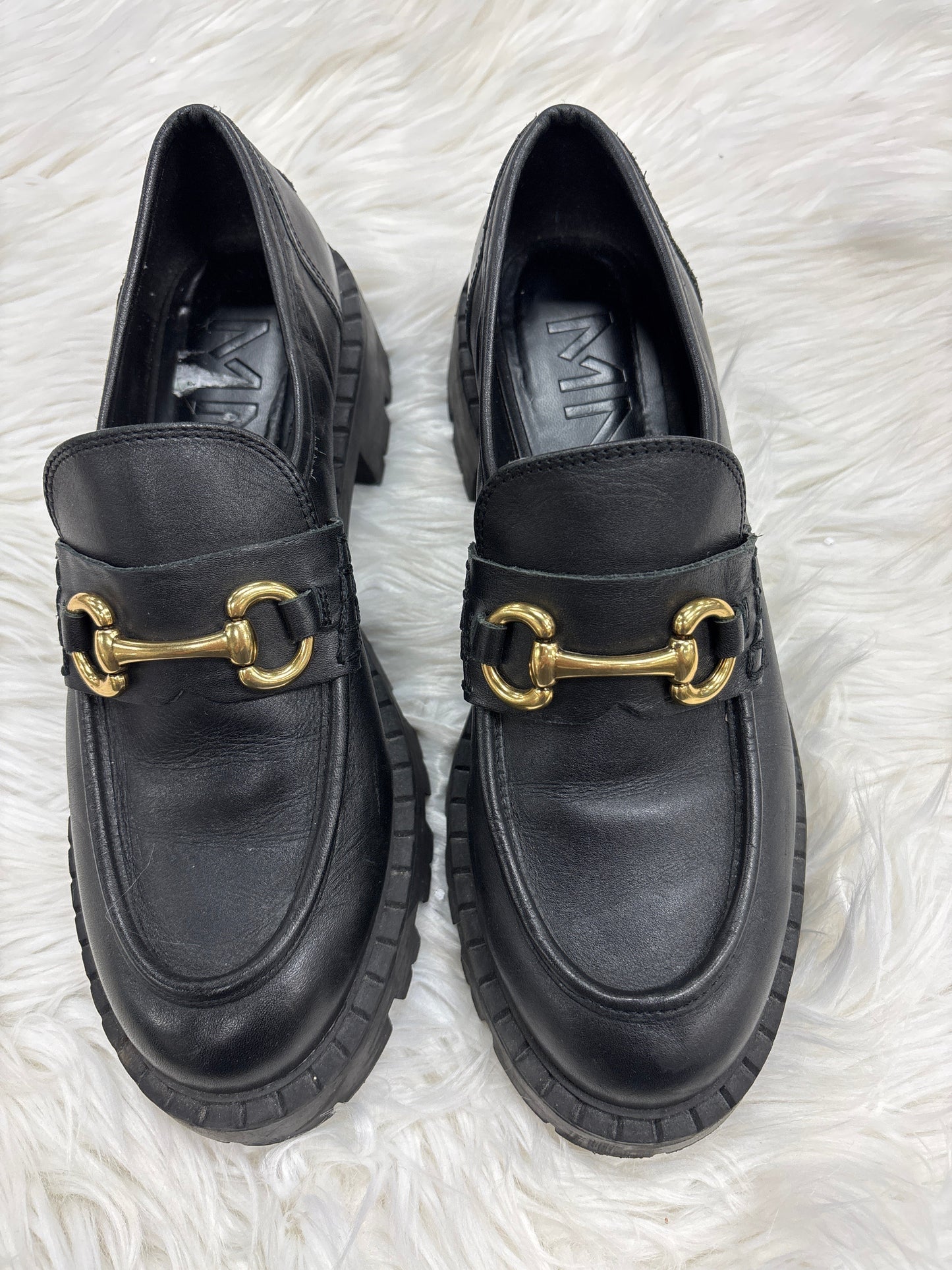 Shoes Flats By Mng In Black, Size:9