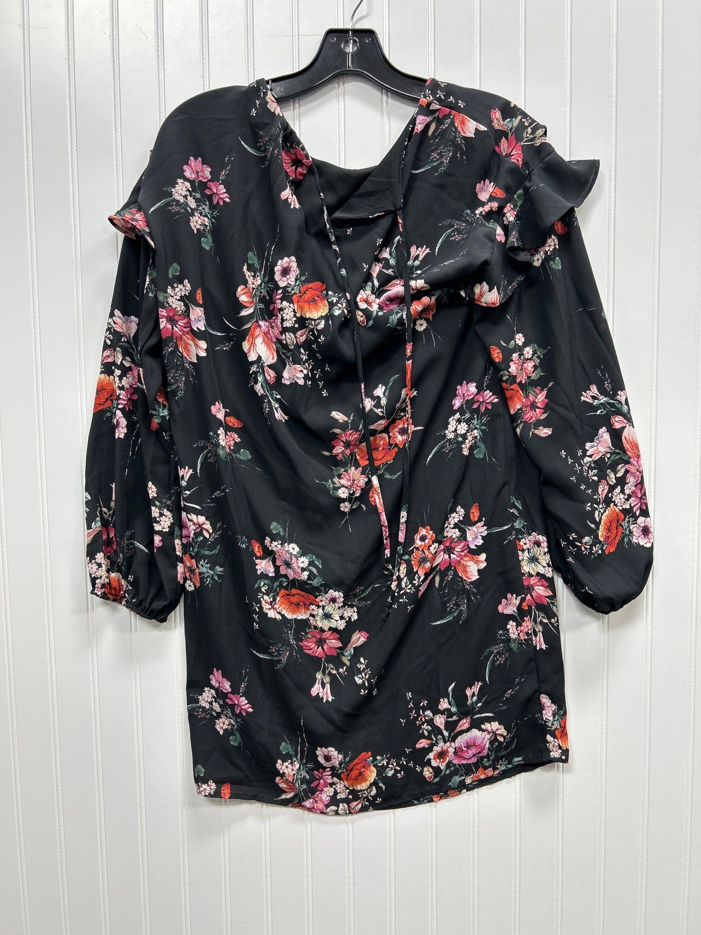 Dress Casual Midi By Everly In Black, Size:S