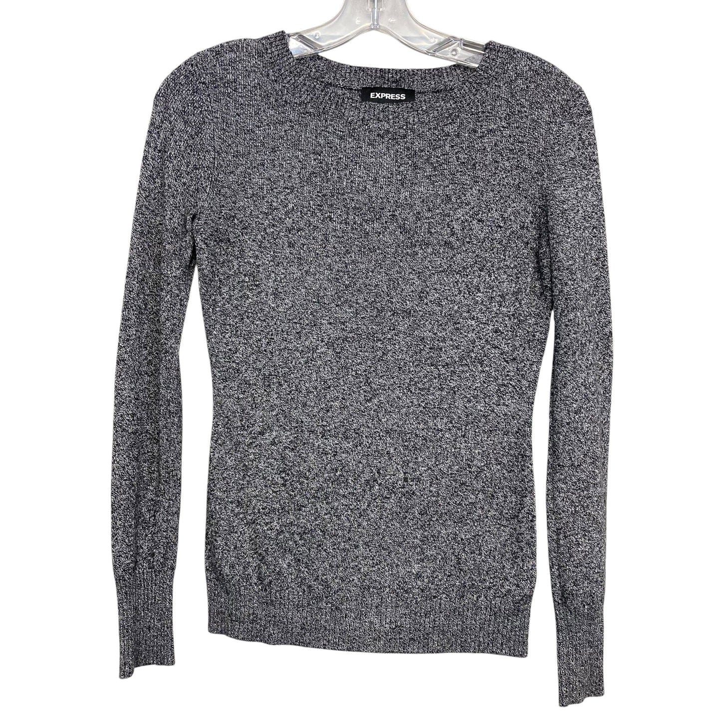 Sweater By Express In Black & White Size:S