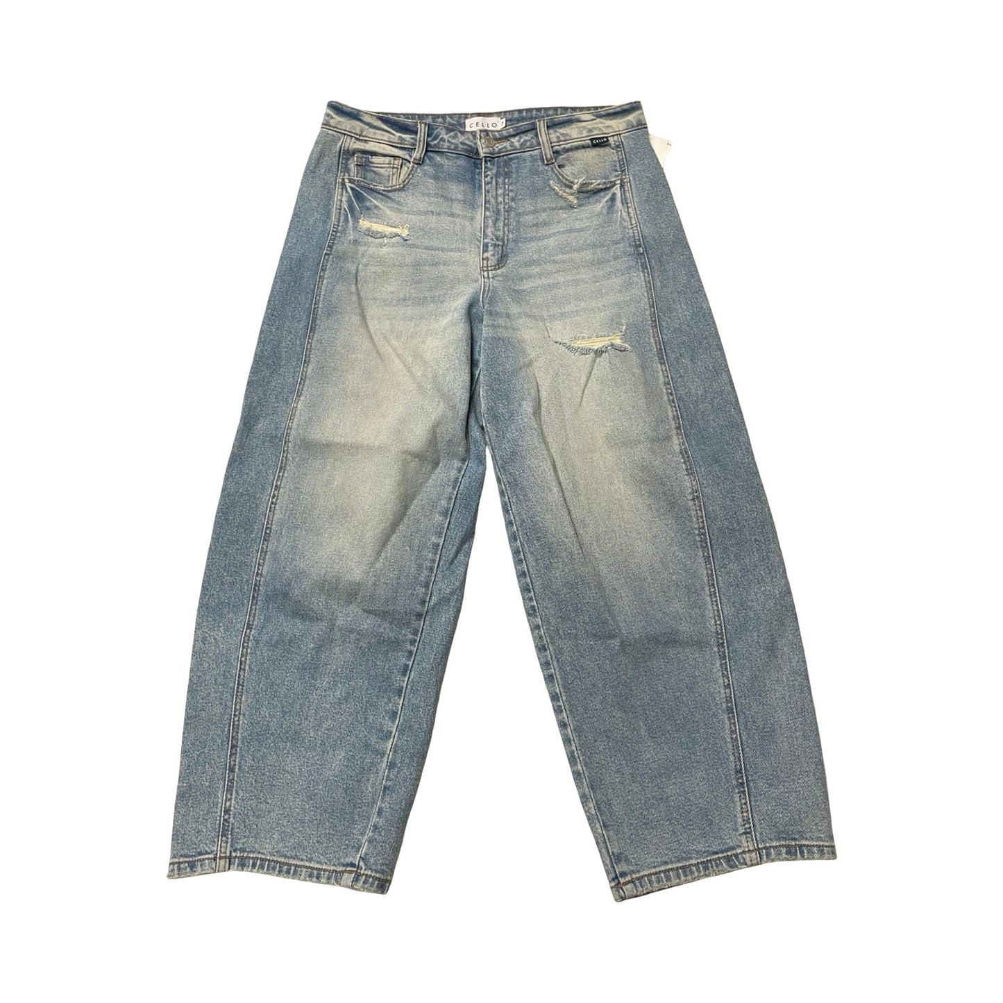 Jeans Boyfriend By Cello In Blue Denim, Size:6