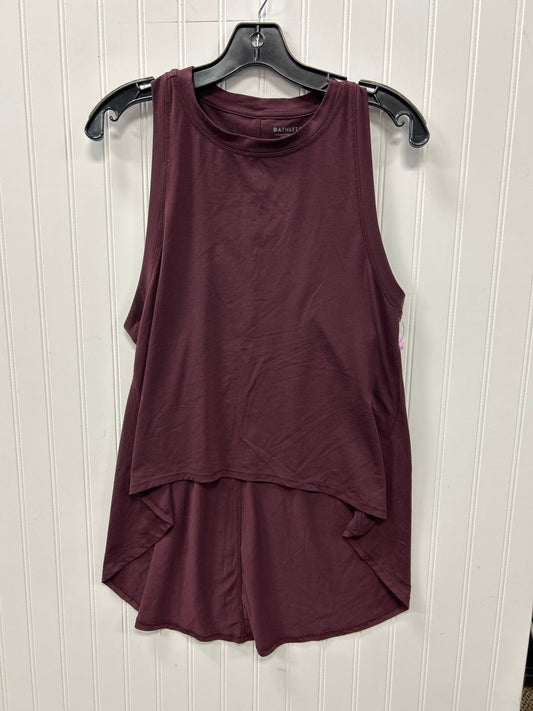 Athletic Tank Top By Athleta In Purple, Size:Xs