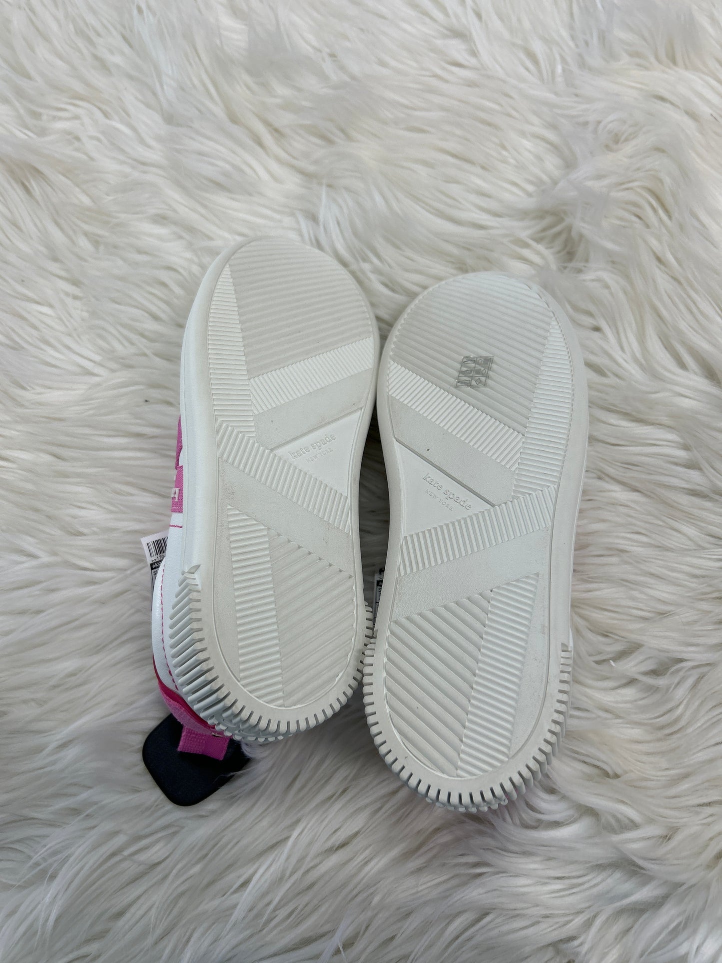 Shoes Designer By Kate Spade In Pink & White, Size:6.5