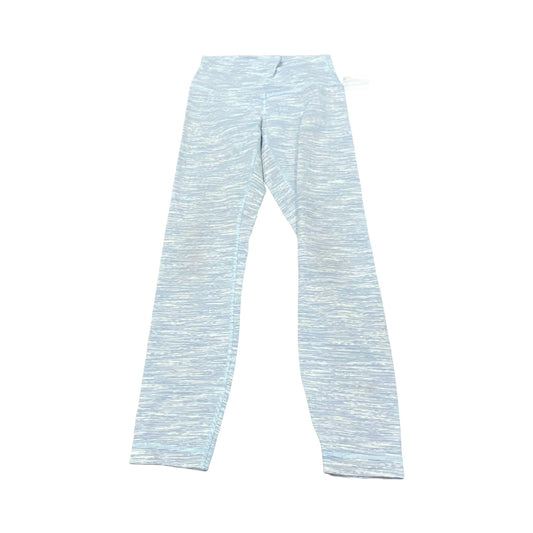 Athletic Leggings By Lululemon In Striped Pattern, Size:6