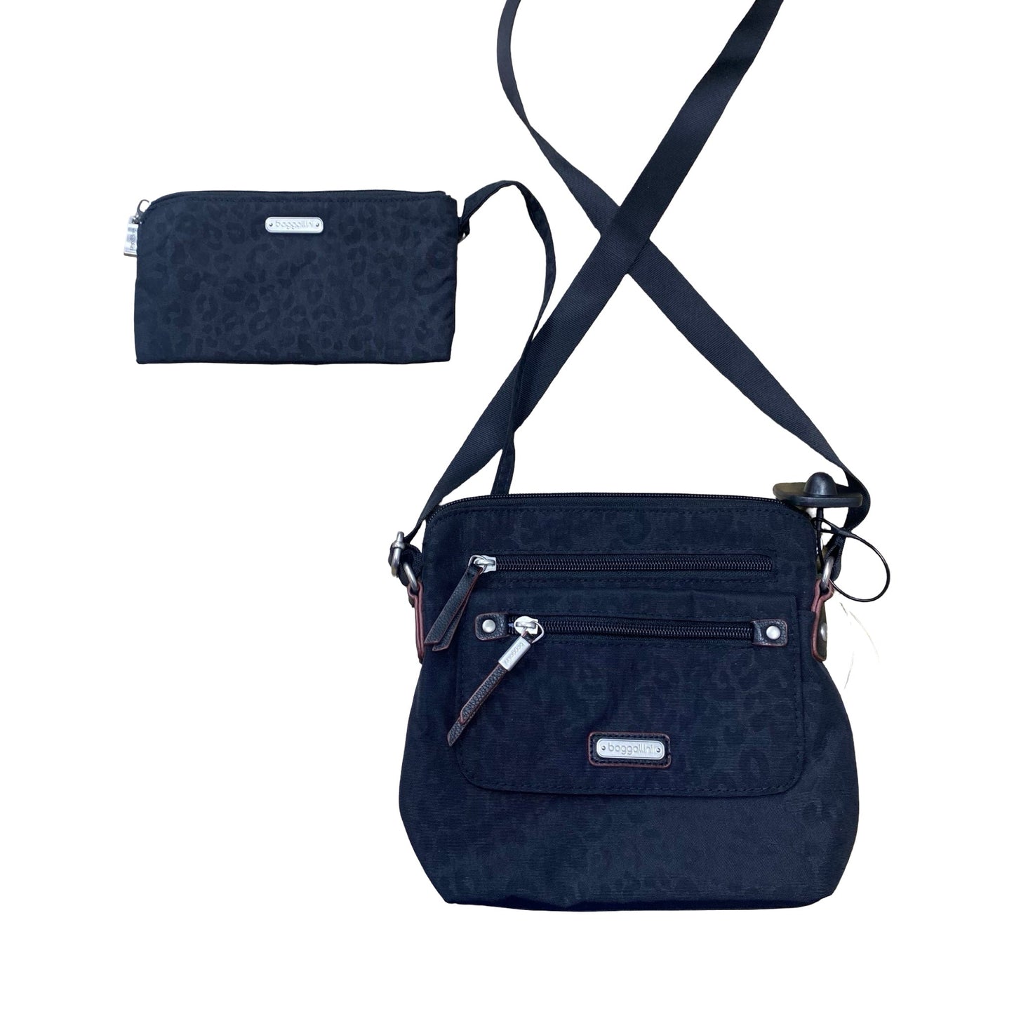Handbag By Baggallini In Black, Size:Small