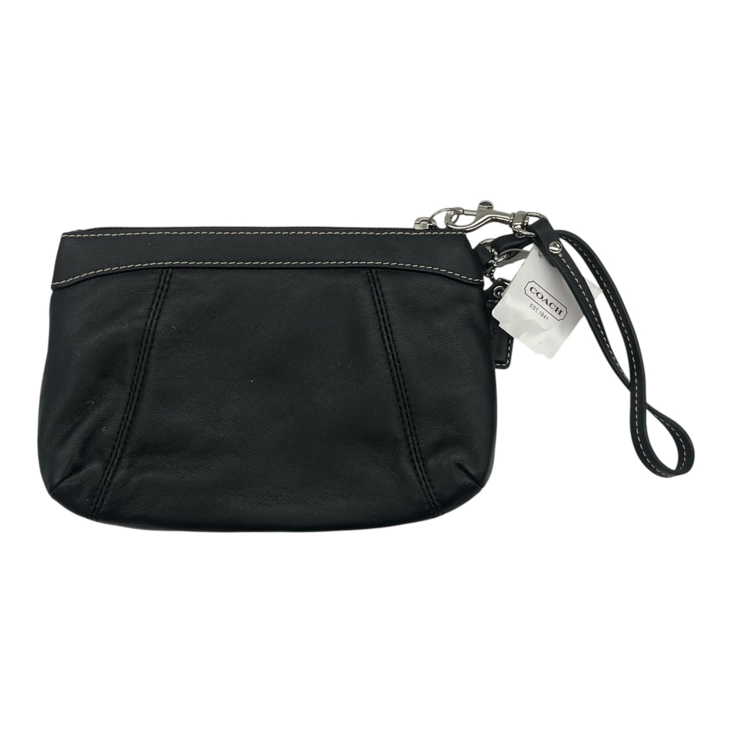 Wristlet Designer By Coach In Black, Size:Medium