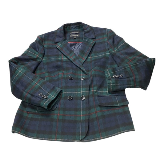 Blazer By Talbots In Plaid Pattern, Size:16