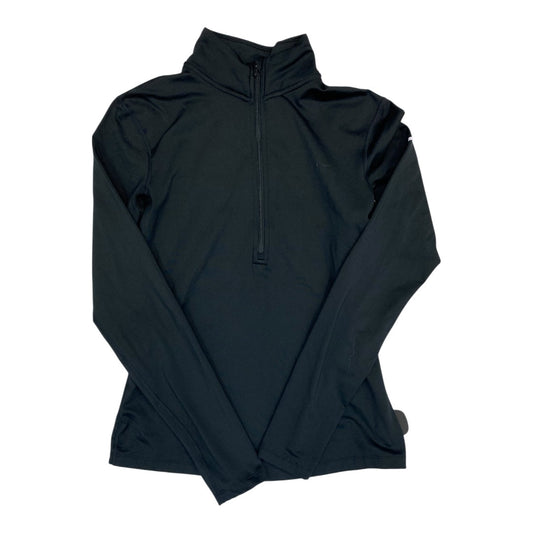 Athletic Top Ls Collar By Nike In Black, Size:M