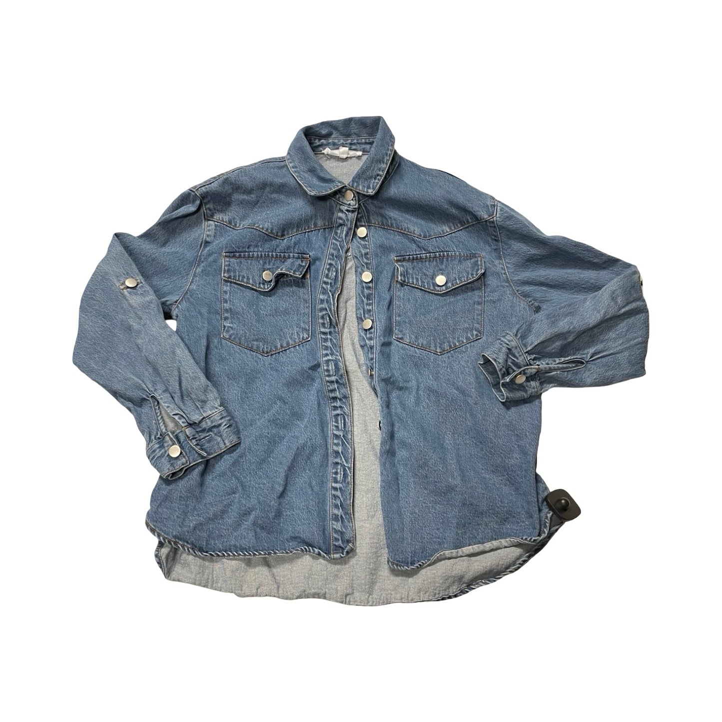 Top Ls By Jane And Delancey In Blue Denim, Size:S