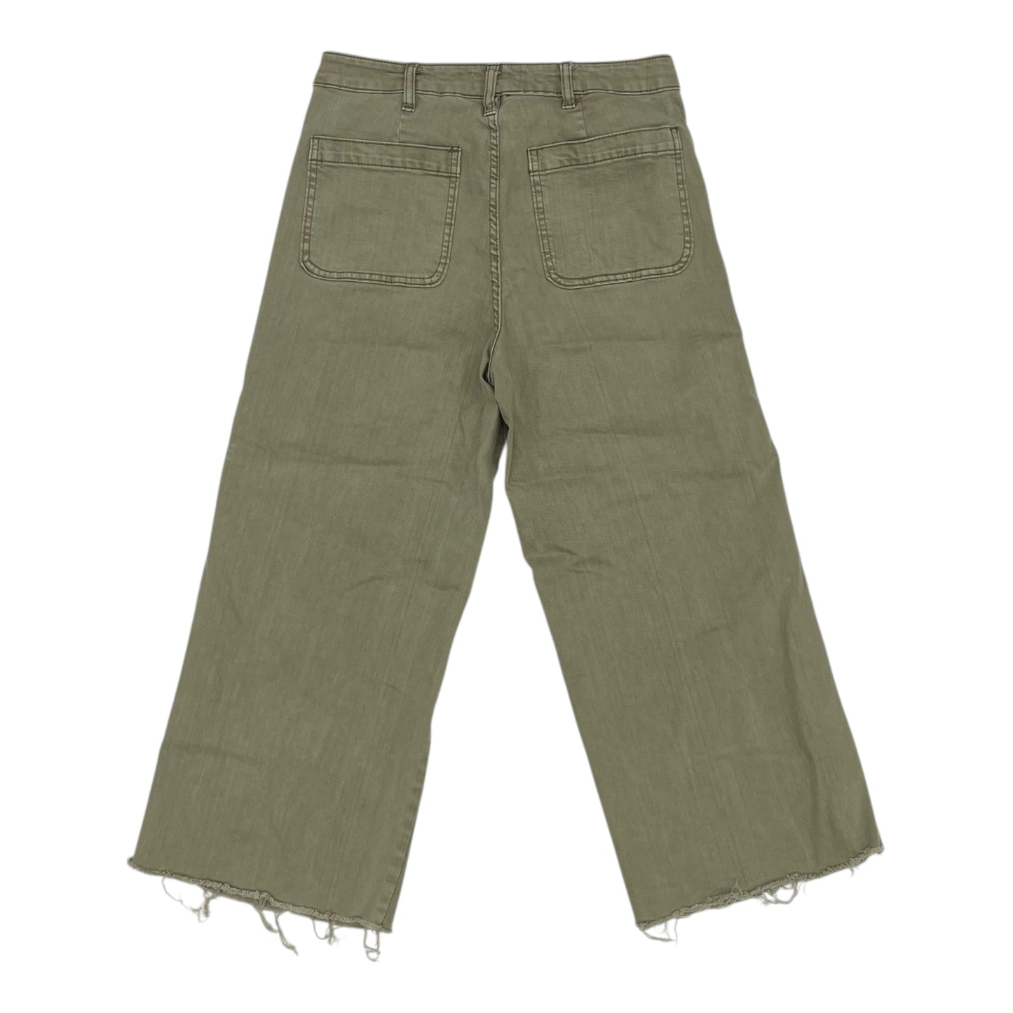 Jeans Wide Leg By Oat In Green, Size:6