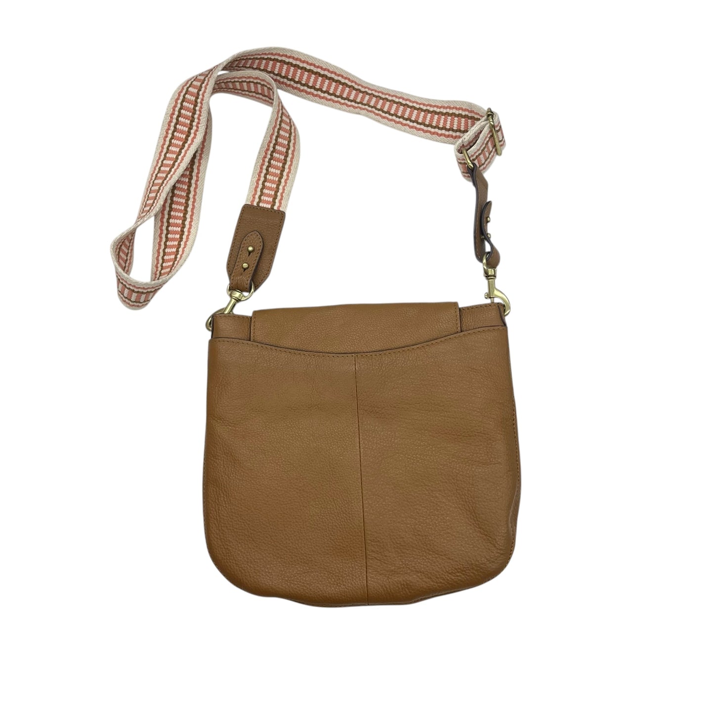 Crossbody Leather By Lucky Brand In Brown, Size:Medium