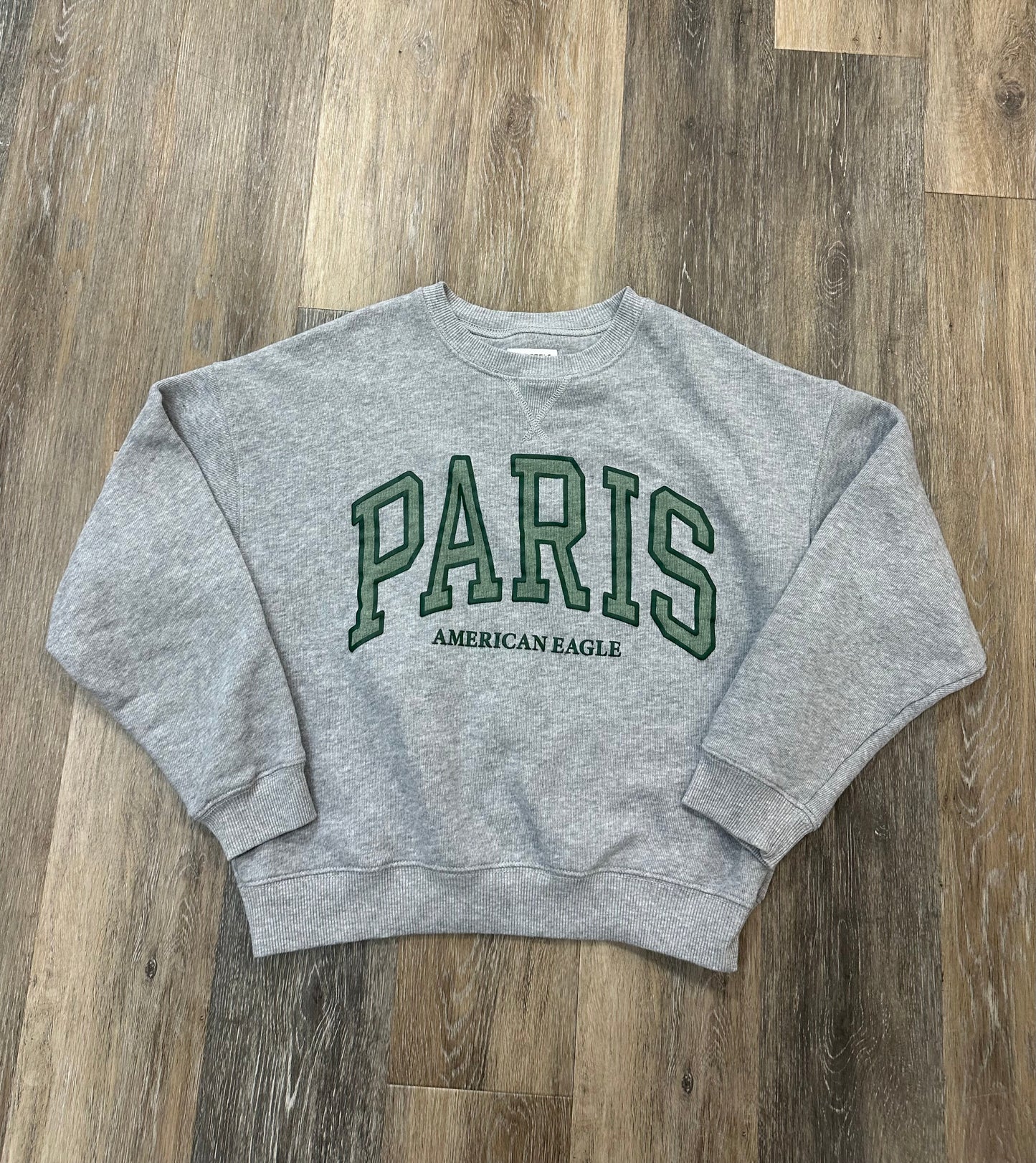 Sweatshirt Crewneck By American Eagle In Grey, Size: S