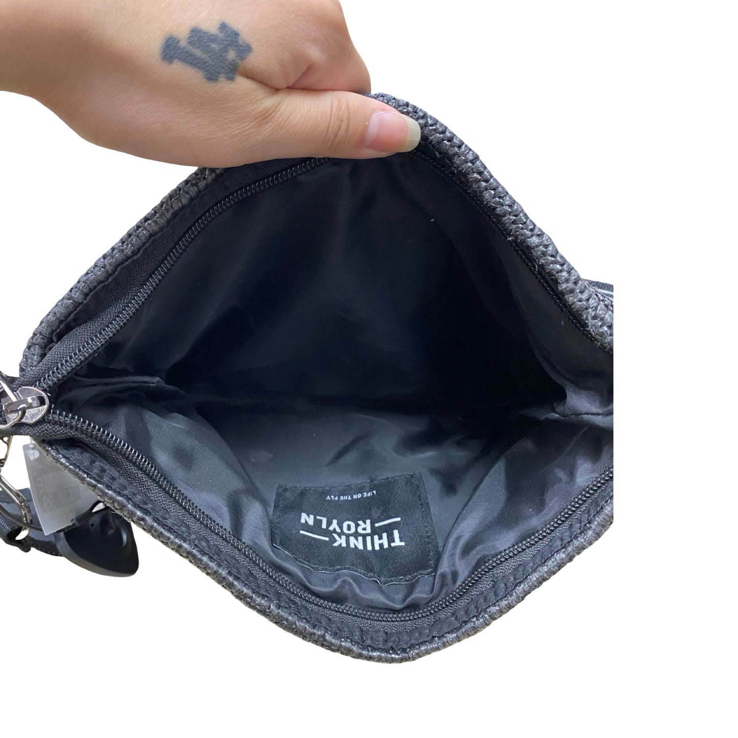Handbag By Think Royln In Black, Size:Small