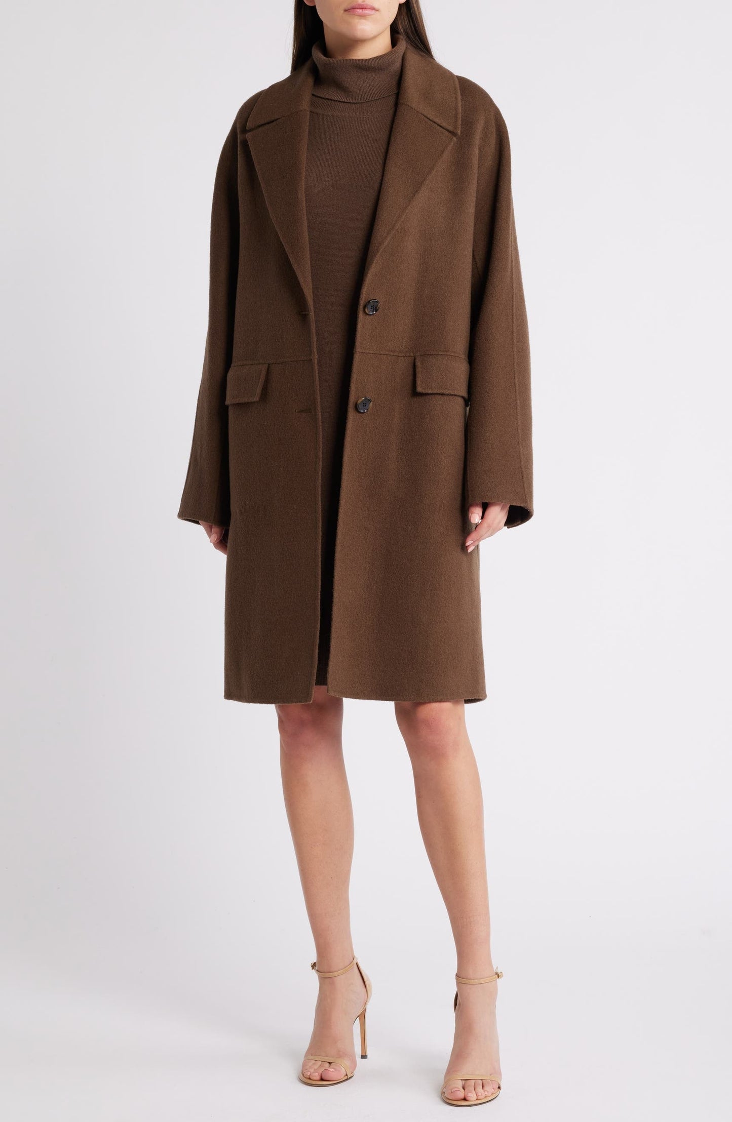 COAT TRENCH COAT by HUGO BOSS In BROWN, Size: 4