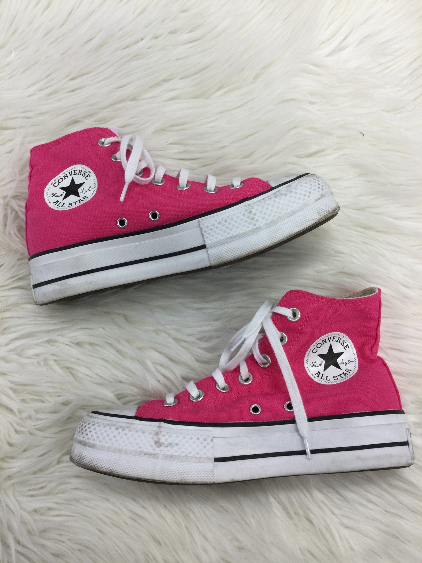 Shoes Sneakers Platform By Converse In Pink, Size:6.5