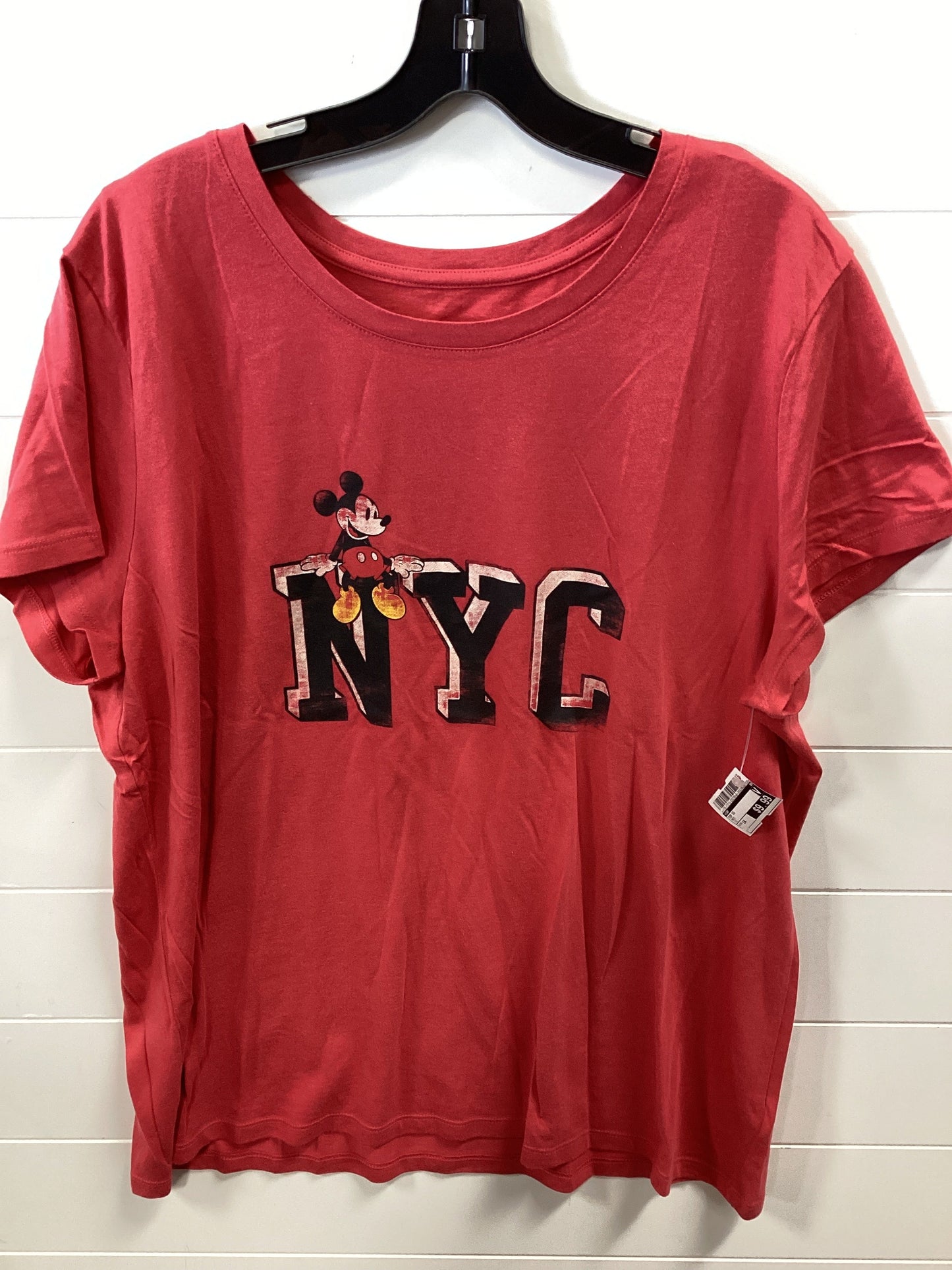 Top Ss By Gap In Red, Size:1X