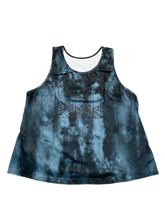Athletic Tank Top By Shein In Blue, Size:4X