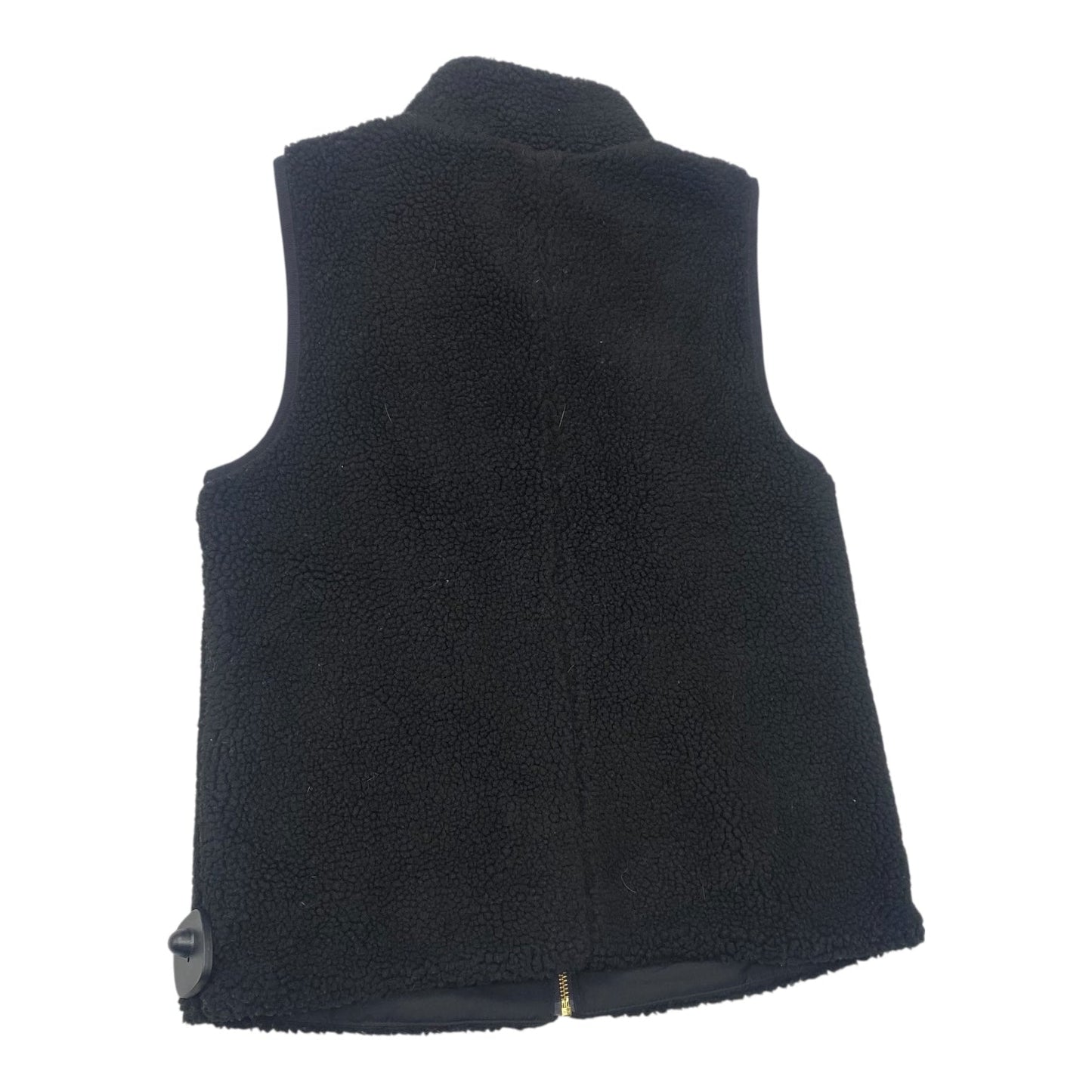 Vest Faux Fur & Sherpa By J. Crew In Black, Size:Xs