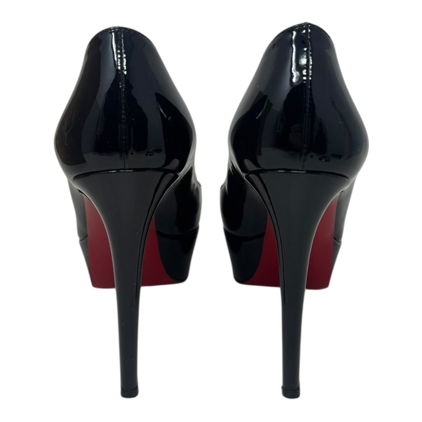 Bianca 120 Patent Shoes Luxury Designer By Christian Louboutin In Black, Size: 7 (IT 37.5)