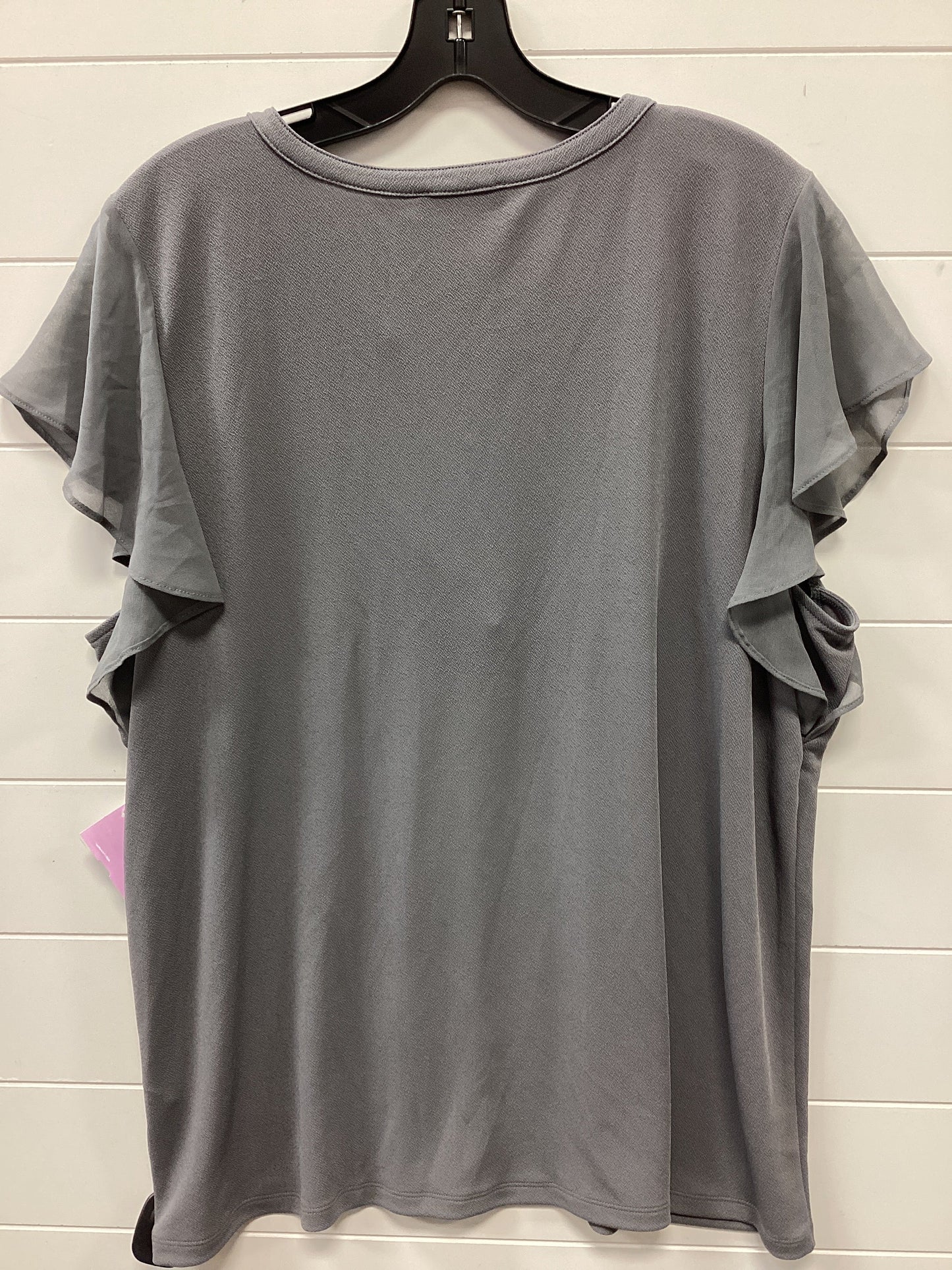 Top Ss By Calvin Klein In Grey, Size:Xl