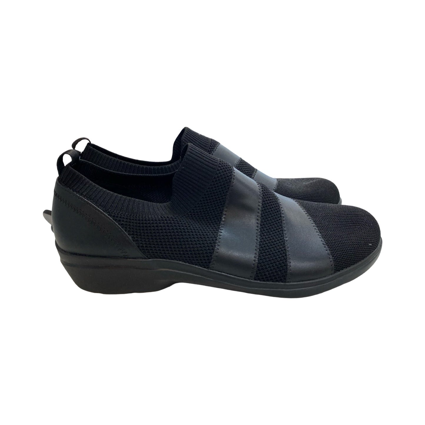 Shoes Flats By Clarks In Black, Size:12