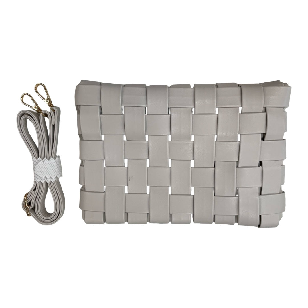 Handbag By Anthropologie In Cream, Size:Small