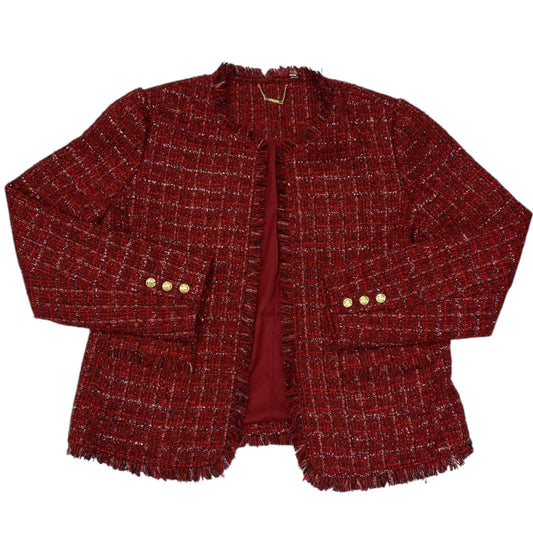 Blazer By Chicos In Red, Size:M