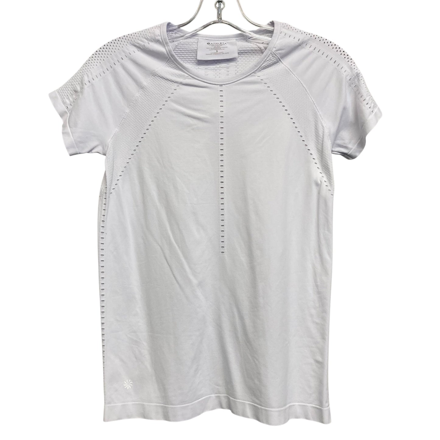 Athletic Top Ss By Athleta In White, Size:S