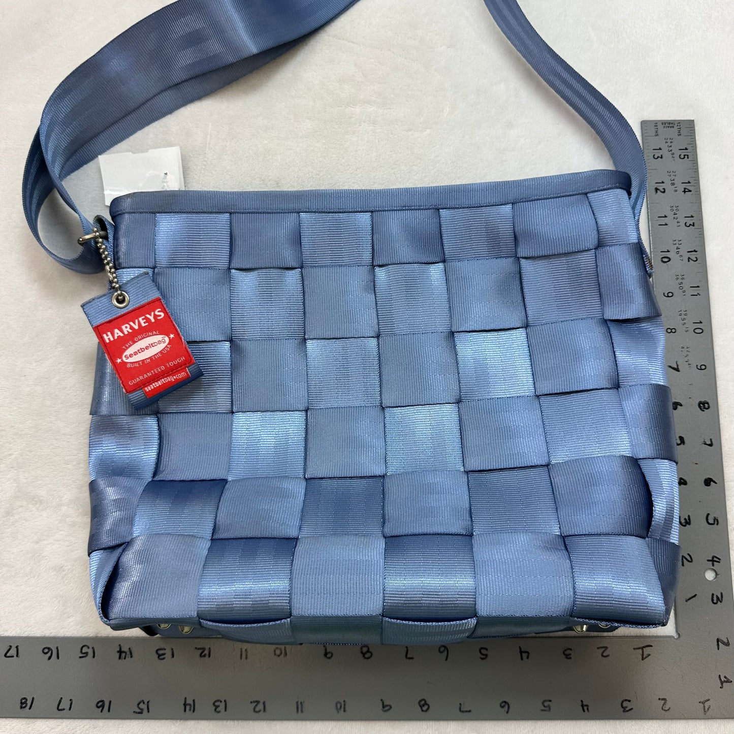 Seatbelt bag Handbag By Harveys, Size: Large