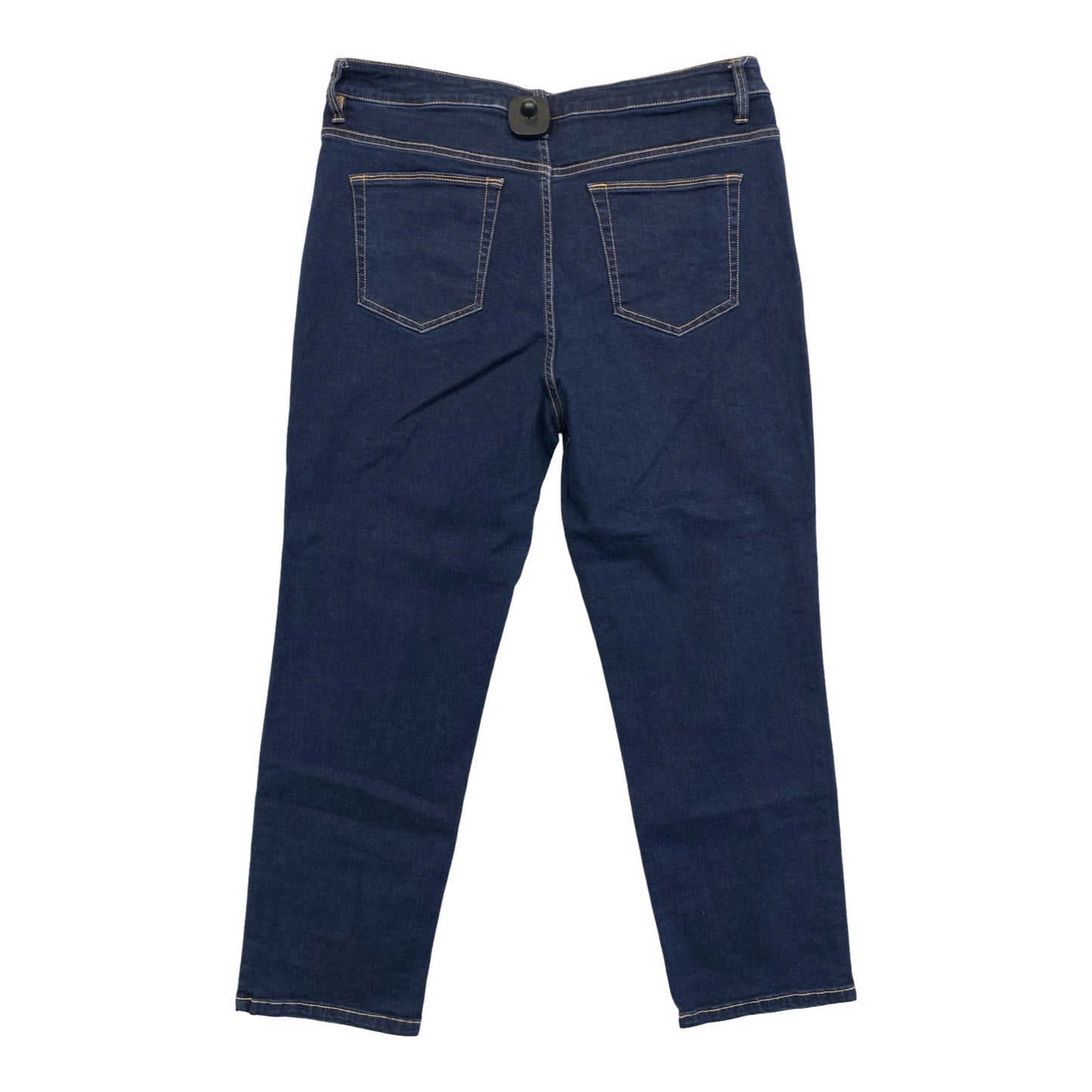 Jeans Straight By Coldwater Creek In Blue Denim, Size:16