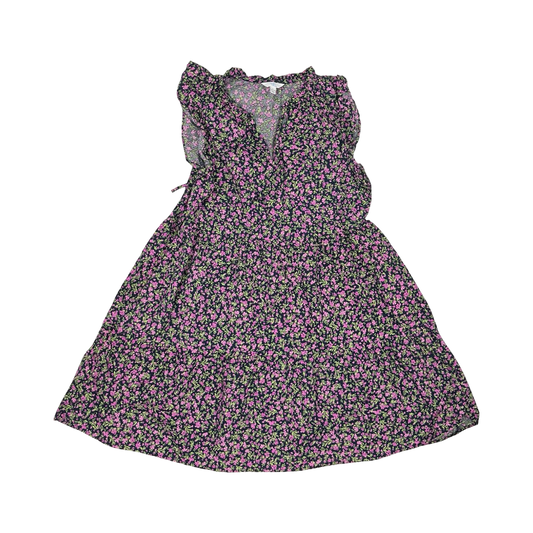 Dress Casual Short By Time And Tru In Floral Print, Size:L