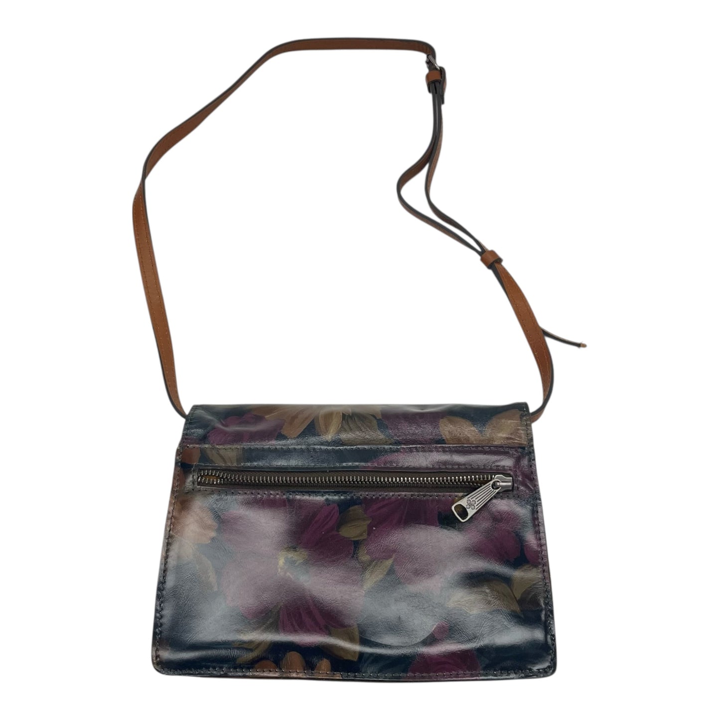 Crossbody Designer By Patricia Nash In Floral Print, Size:Medium