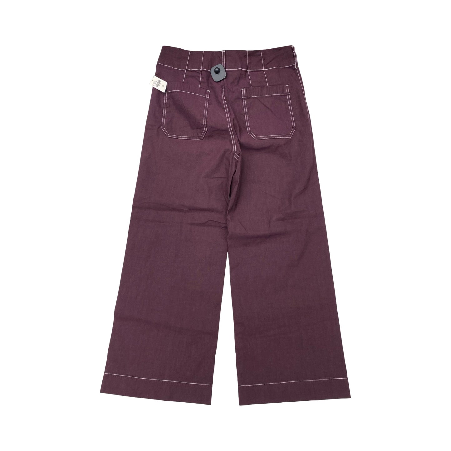 Pants Wide Leg By Maeve In Purple, Size:8