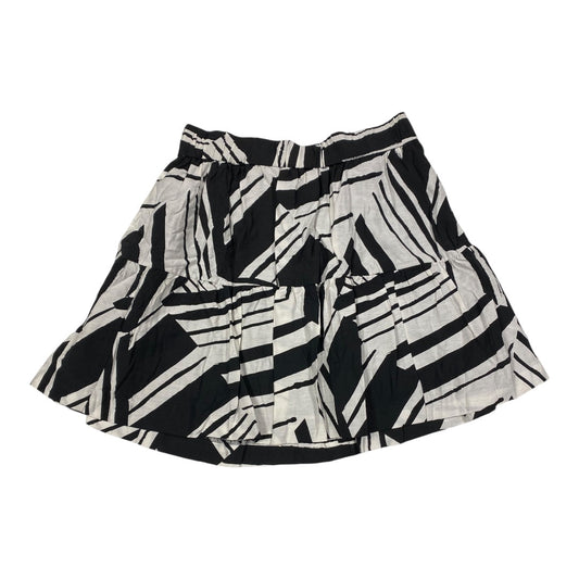 Skirt Mini & Short By Banana Republic In Black & White, Size:M