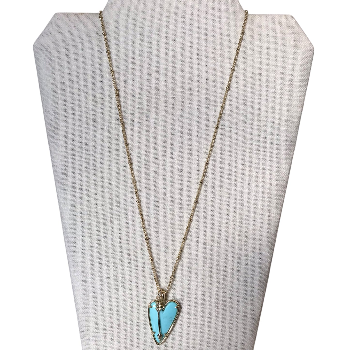 Necklace Charm By Kendra Scott In Blue & Gold