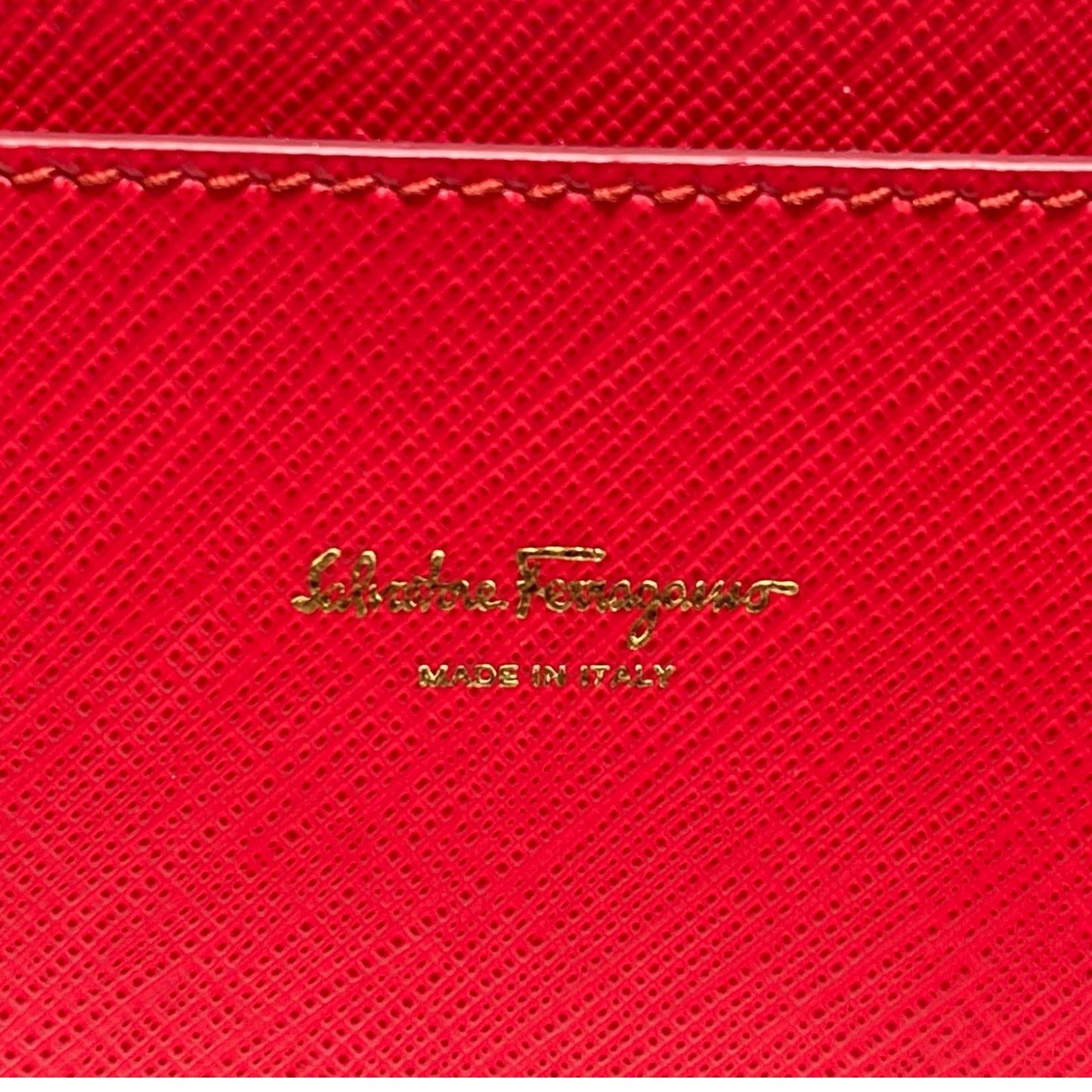 Handbag Luxury Designer By Ferragamo, Size: Small