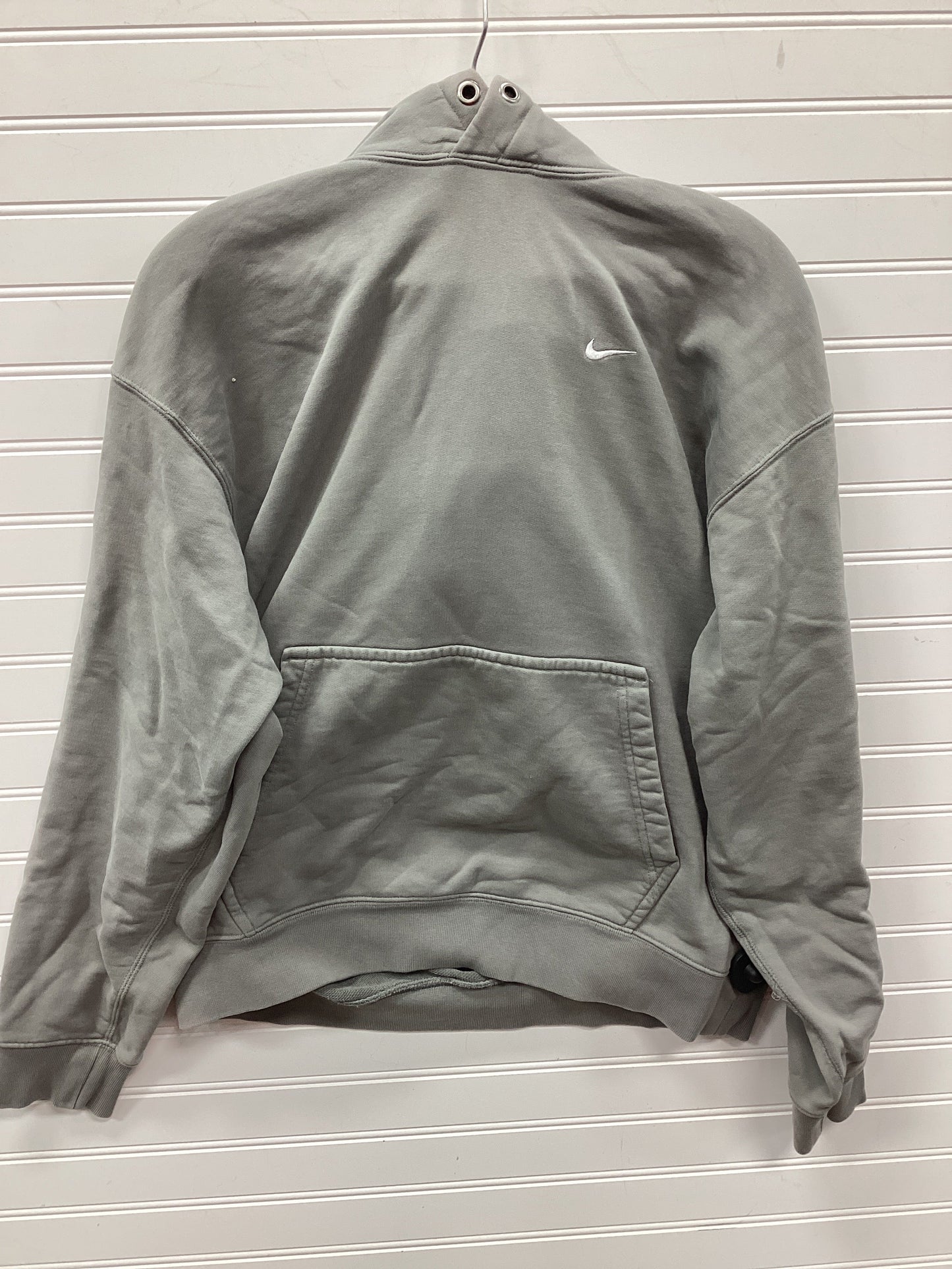 Sweatshirt Hoodie By Nike Apparel In Grey, Size:M